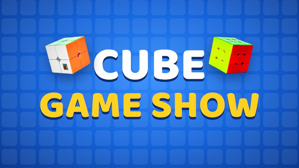 Cube Game Show, with two speed cubes
